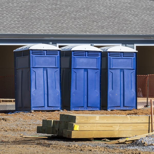 are there any restrictions on where i can place the portable toilets during my rental period in Windfall IN